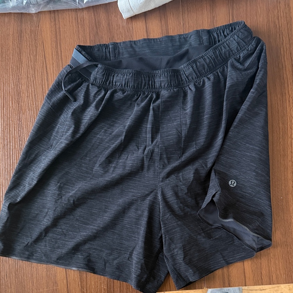 Lululemon Charcoal Gray Athletic Shorts